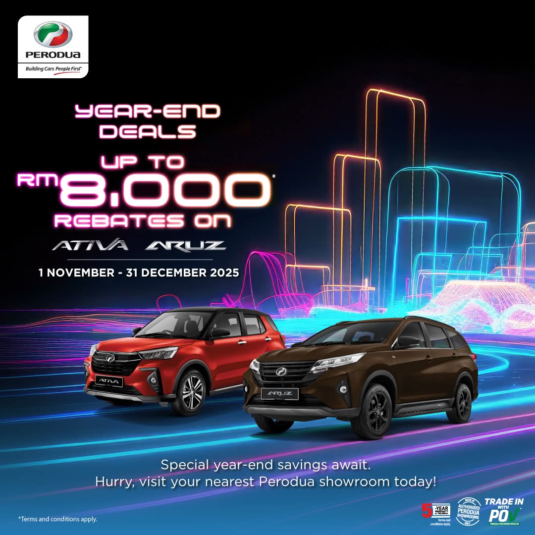 Promosi Perodua Nov-Dec 2025 : Rebet sehingga Rm8,000 + Skim Graduan